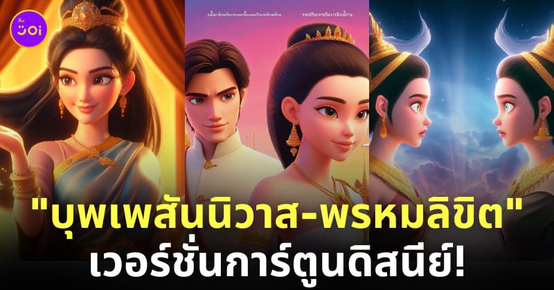 บุพเพสันนิวาส พรหมลิขิต การ์ตูนดิสนีย์ ai