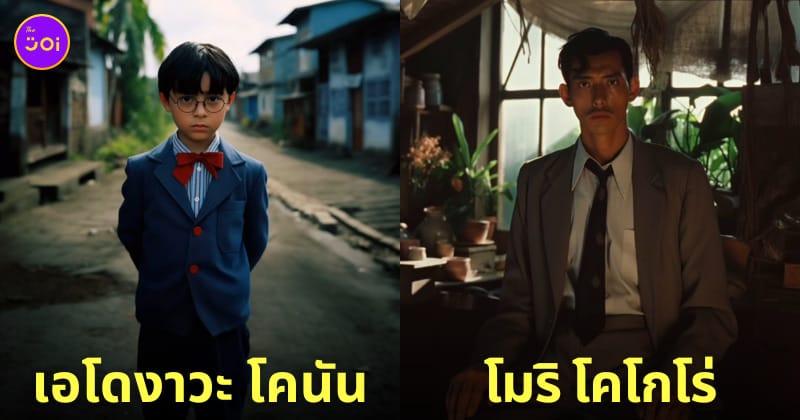 ตัวละคร การ์ตูนยอดนักสืบจิ๋วโคนัน เวอร์ชั่นคนอินโดนีเซีย aiart
