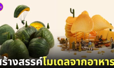 โมเดลโลกใบจิ๋ว โมเดลมนุษย์จิ๋ว โมเดลคนจิ๋ว Tatsuya Tanaka