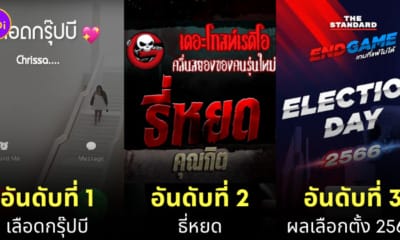 10 อันดับวิดีโอหมวดทั่วไปที่คนไทยนิยมรับชมบน YouTube ในปี 2023 (Top Trending Videos)