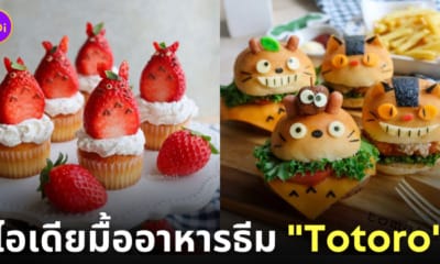 ไอเดียแต่งจานอาหาร ของหวาน ขนม โทโทโร่ Totoro