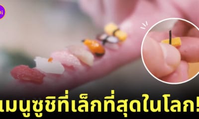 ซูชิเล็กที่สุดในโลก