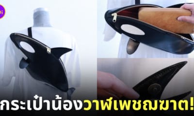 กระเป๋าสะพาย น้องวาฬเพชฌฆาต แบรนด์ Kabanbaka ญี่ปุ่น