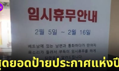 ร้านอาหารเกาหลี หยุดร้านเพราะสามีมีชู้