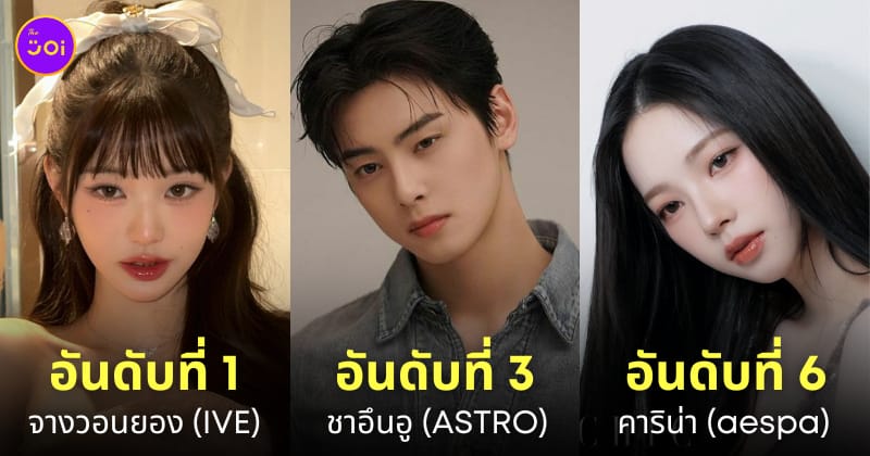 ไอดอลเกาหลี ถูกค้นหาบน naver มากที่สุด 2023