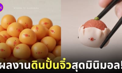 ผลงานดินปั้นจิ๋วสุดมินิมอล มินโกะ misorakuchibiru