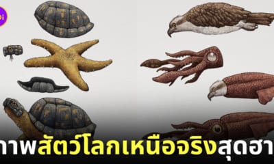 ภาพวาดสัตว์โลกเหนือจริงสุดฮา สารานุกรมภาพวิทยาศาสตร์ ศิลปิน Tim Andraka