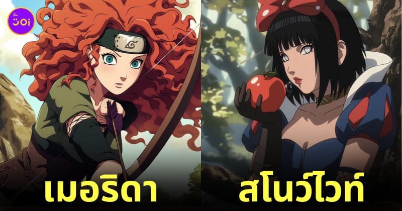 เจ้าหญิงดิสนีย์ Naruto นินจานารูโตะ ai