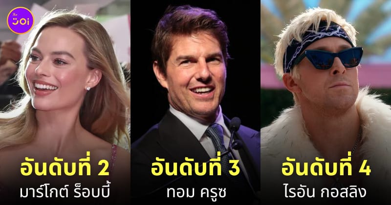 นักแสดงฮอลลีวูด รายได้สูงที่สุด 2023