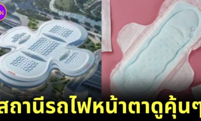 สถานีรถไฟหน้าตาเหมือนผ้าอนามัย