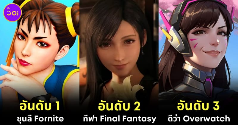 เผย 15 อันดับตัวละครในเกมที่ถูกค้นหาชื่อบนเว็บส้มดำมากที่สุดประจำปี 2023