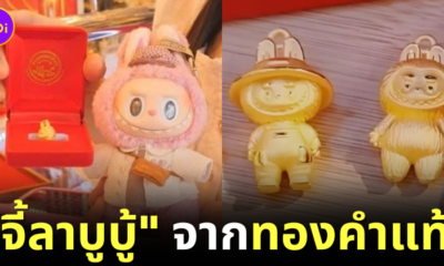 ห้างทองเพชรมังกร พระพุทธบาท เผยมีลูกค้าสั่งทำจี้ทอง "ลาบูบู้ (Labubu)" แล้วกว่า 80 ตัว แม้ราคาตัวละเกือบหมื่น!