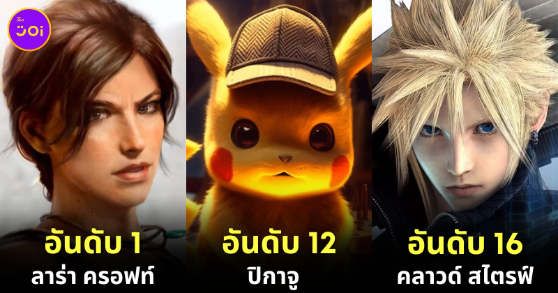 20 อันดับตัวละครในวิดีโอเกมที่โดดเด่นที่สุดตลอดกาล 2024