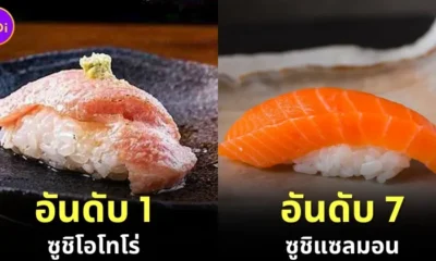 เผย 25 อันดับเมนูซูชิที่อร่อยที่สุดในโลกประจำปี 2024 โดย "TasteAtlas"