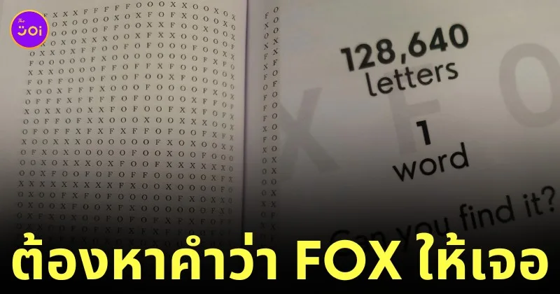 หนังสือปริศนาหาคำศัพท์ FOX จาก 200 หน้า