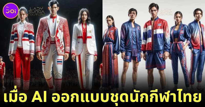 Lady Sunga Couture Thai Athlete Olympics 2024 AI