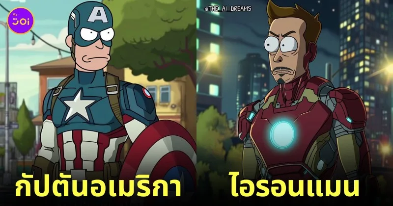 ตัวละคร มาร์เวล marvel เวอร์ชั่นการ์ตูน Rick and Morty
