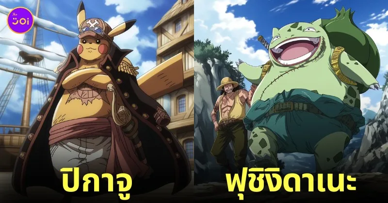 โปเกมอน Pokémon อนิเมะ One Piece aiart