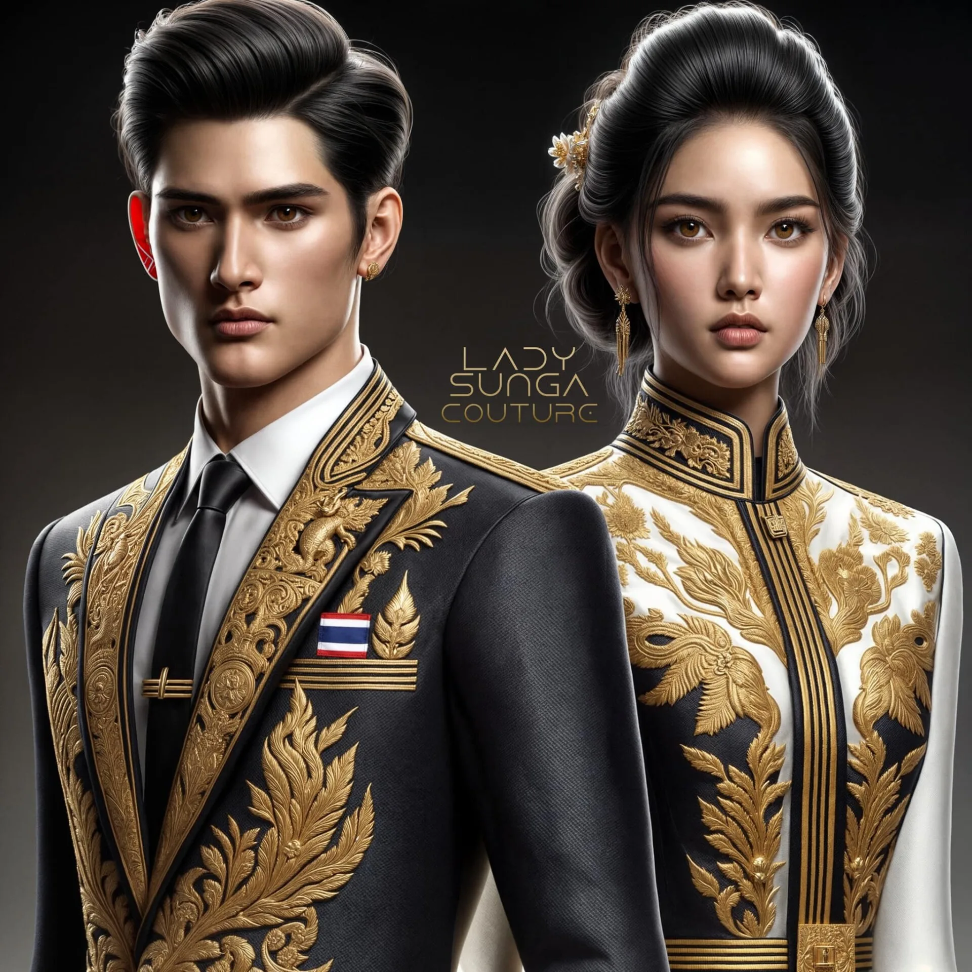 เพจ Facebook ดัง "Lady Sunga Couture" เผยภาพชุดยูนิฟอร์มนักกีฬาโอลิมปิกของประเทศไทยโดย AI ที่จอสระอึงไม้โทจึ้ง!
