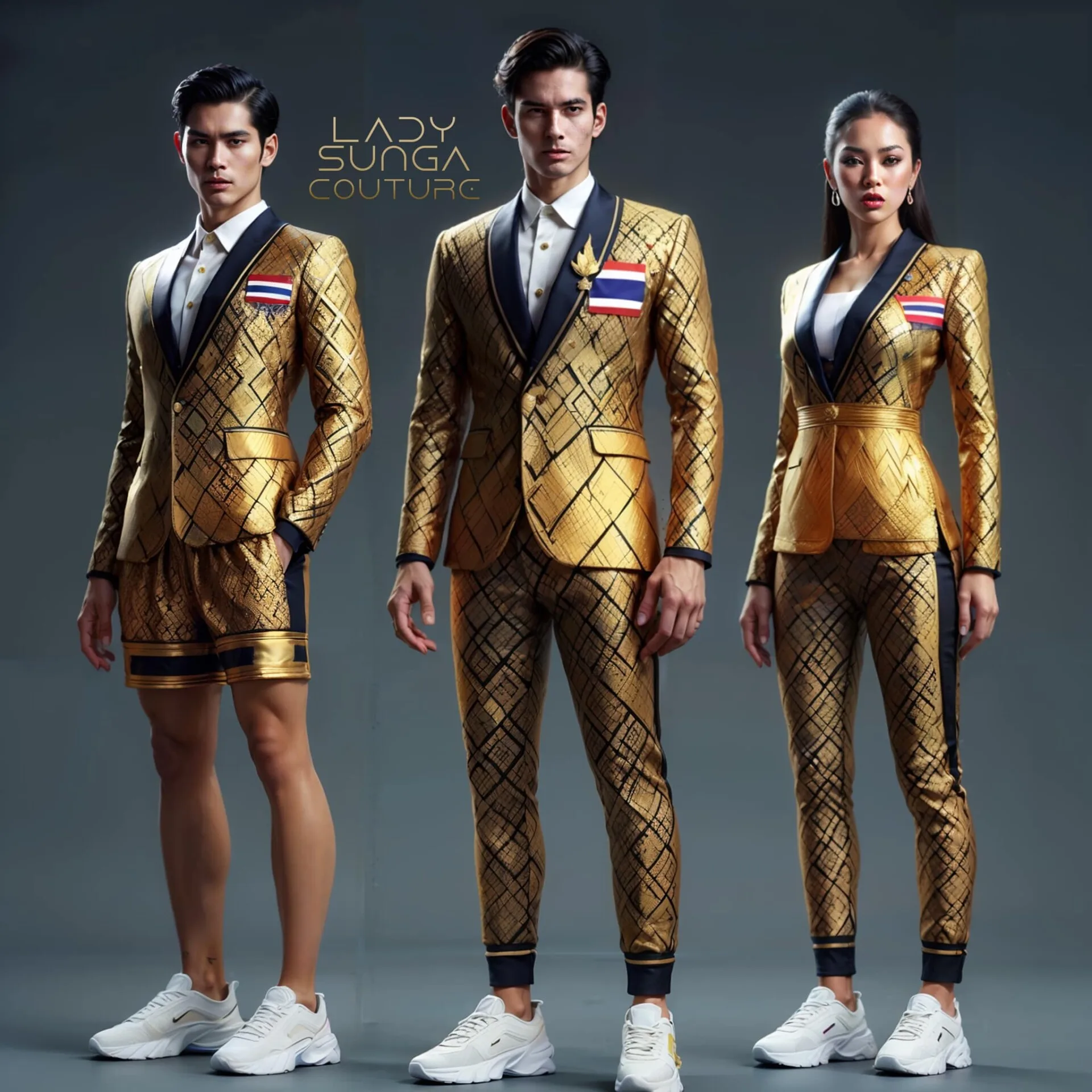 เพจ Facebook ดัง "Lady Sunga Couture" เผยภาพชุดยูนิฟอร์มนักกีฬาโอลิมปิกของประเทศไทยโดย AI ที่จอสระอึงไม้โทจึ้ง!