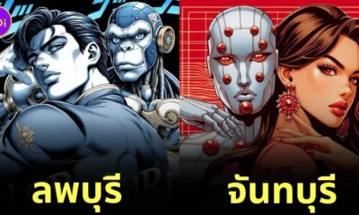 พาส่อง 28 ภาพสแตนด์ประจำจังหวัดต่าง ๆ ของไทย หากอยู่ในอนิเมะ "Jojo’s Bizarre Adventure โจโจ้ ล่าข้ามศตวรรษ" โดย "คุณธตรัฐ ไตรณรงค์"