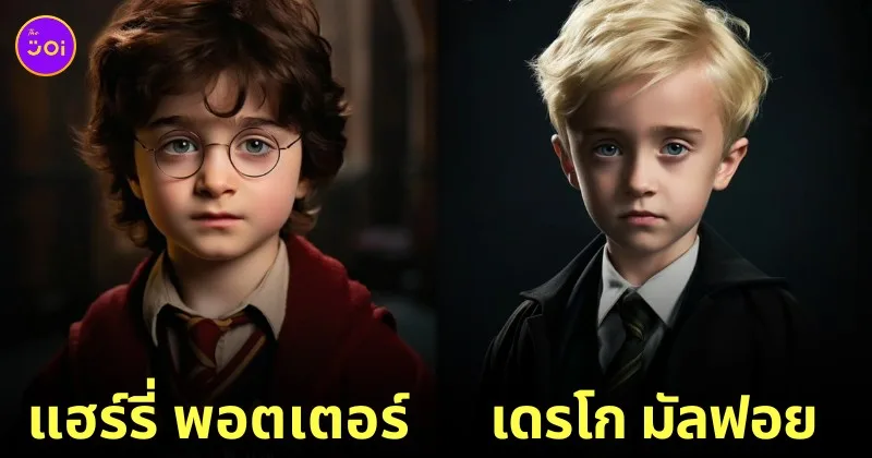 แฮร์รี่ พอตเตอร์ Harry potter เด็กวัยประถม aiart