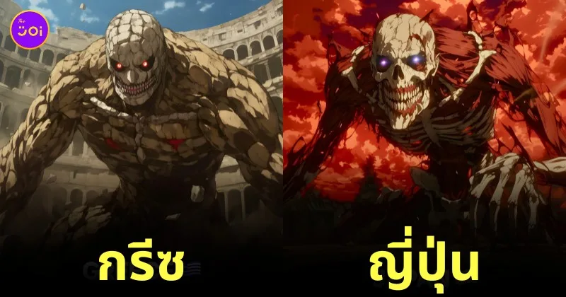 ภาพไททัน อนิเมะ Attack on Titan ประเทศ aiart
