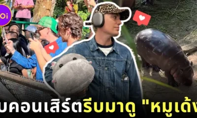 ศิลปินระดับโลกยังต้องมาหา! วง "LANY" เล่นคอนเสิร์ตจบ อีกวันแวะมาหา "หมูเด้ง" ทันที จน "พี่เบนซ์" แซว "เขาเปิดคอนเสิร์ต เพื่อเอาเงินมาซื้อบัตรชมหมูเด้ง"
