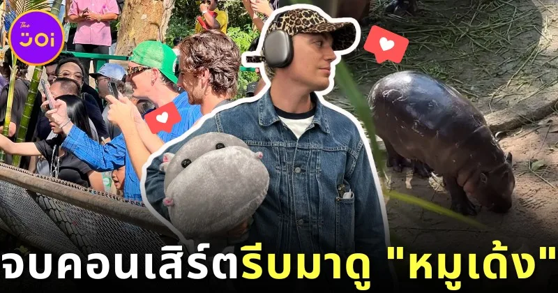 ศิลปินระดับโลกยังต้องมาหา! วง "LANY" เล่นคอนเสิร์ตจบ อีกวันแวะมาหา "หมูเด้ง" ทันที จน "พี่เบนซ์" แซว "เขาเปิดคอนเสิร์ต เพื่อเอาเงินมาซื้อบัตรชมหมูเด้ง"