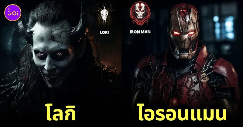 ตัวละคร มาร์เวล Marvel หนังสยองขวัญ ฮาโลวีน aiart
