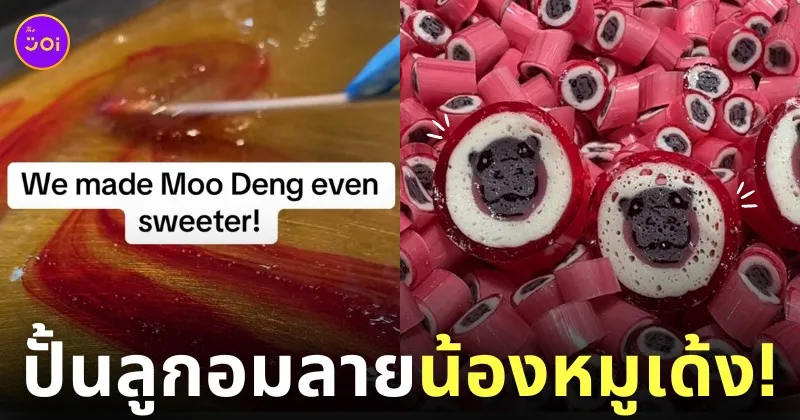 ลูกอม หมูเด้ง ฮิปโปแคระ sticky