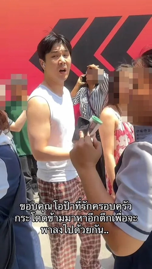 เผยโฉม "โอปป้ายองจุน" หนุ่มกระโดดข้ามทางเชื่อมคอนโดไปช่วยภรรยาและลูก ระหว่างเกิดแผ่นดินไหวกรุงเทพ
