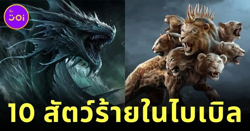 รู้จัก 10 สัตว์ร้ายในพระคัมภีร์ไบเบิลที่ทุกคนไม่อยากให้มีอยู่จริง!