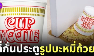 ที่กั้นประตูรูปบะหมี่ถ้วย นิสชิน Nissin ญี่ปุ่น